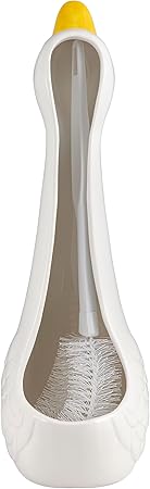 Creative Goose-Shaped Toilet Brush Set – Ceramic Holder with Hidden Brush | Funny Bathroom Decor & Cleaning Tool