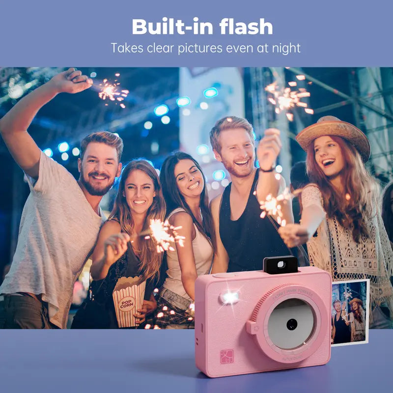Last Day Special Sale $49.99-Z5 Instant Camera – All-in-One Mini Portable Color Printer for Phones